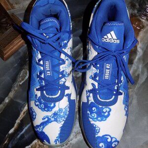 Adidas D.O.N Issue 2 GCA Basketball Shoes Blue/White FX7426 Size 15 Men's